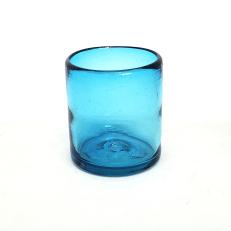  / Vasos chicos 9 oz color Azul Aguamarina Sólido (set de 6)